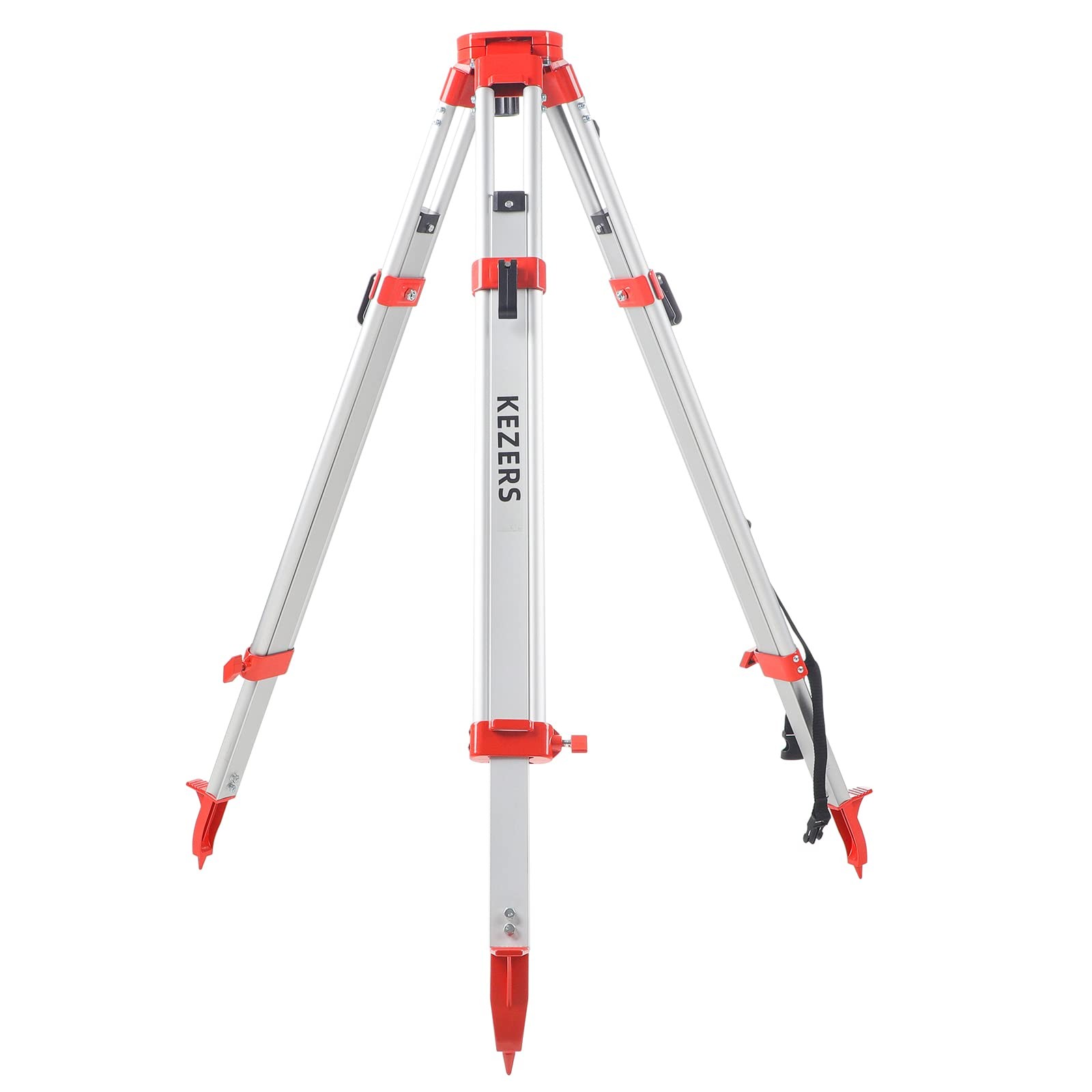 Aluminum Surveying Tripod with Quick Clamp, 5/8-11 Threaded Flat Tripod for A...