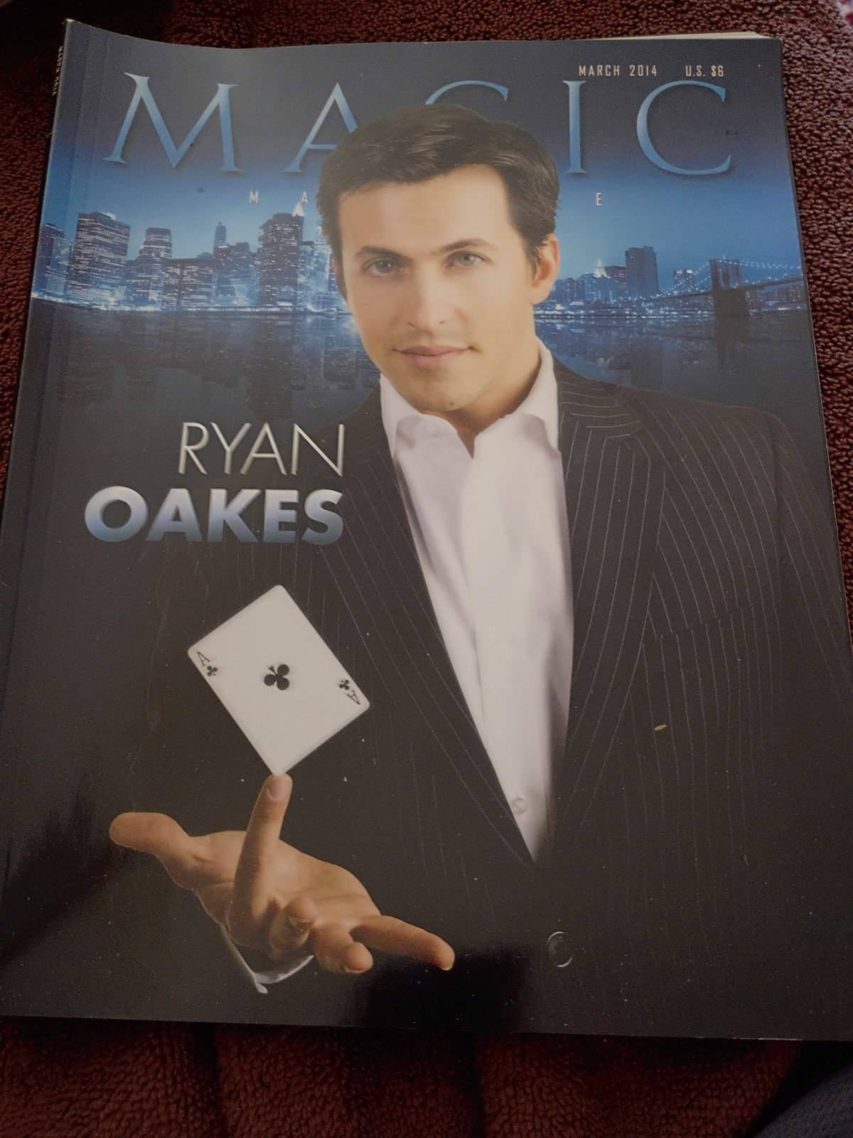 Ryan Oakes Magic Magazine Issue March 2014 #11