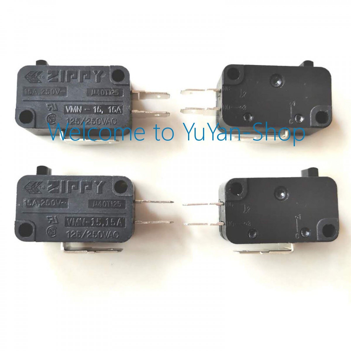 2pcs New Zippy VMN-15 micro limit switch 3 pins 15A 250V *yt