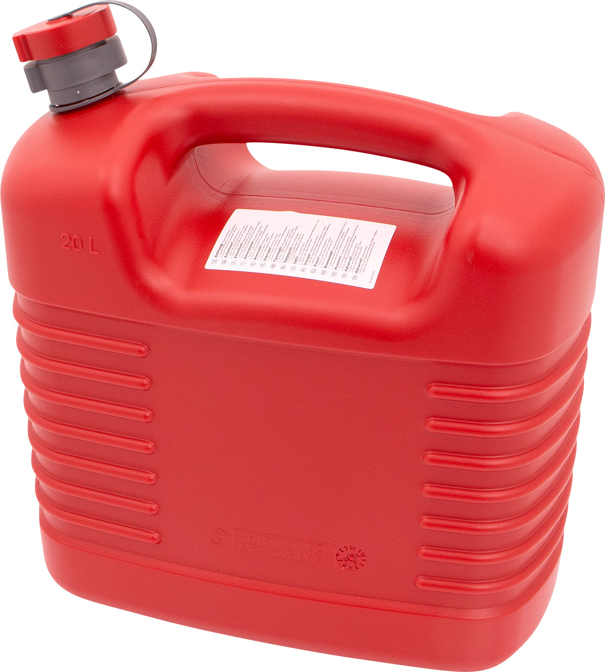 Red Fuel Can 20 Litre With Flexible Spouts