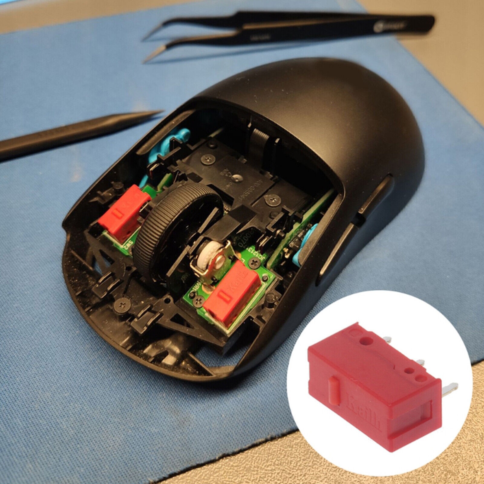 Red Dot Mouse Micro Switch Part for Kailh Red GM Mouse FPS Logitech Razer Button