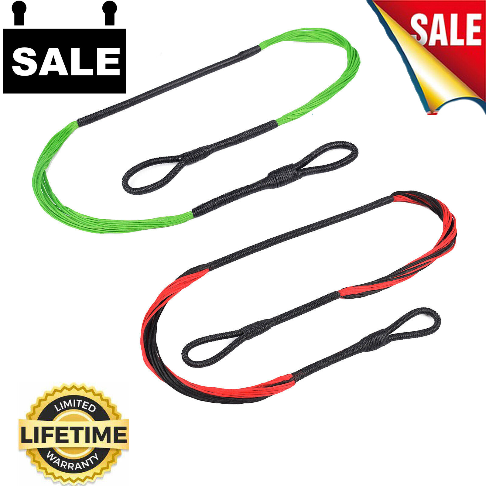 17.5" Bowstring Replacement String for 50-80lbs Pistol Crossbows