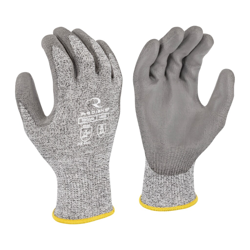 Radians RWG570 Cut Level A4 HPPE Polyurethane Coated Safety Gloves [12 PAIR]
