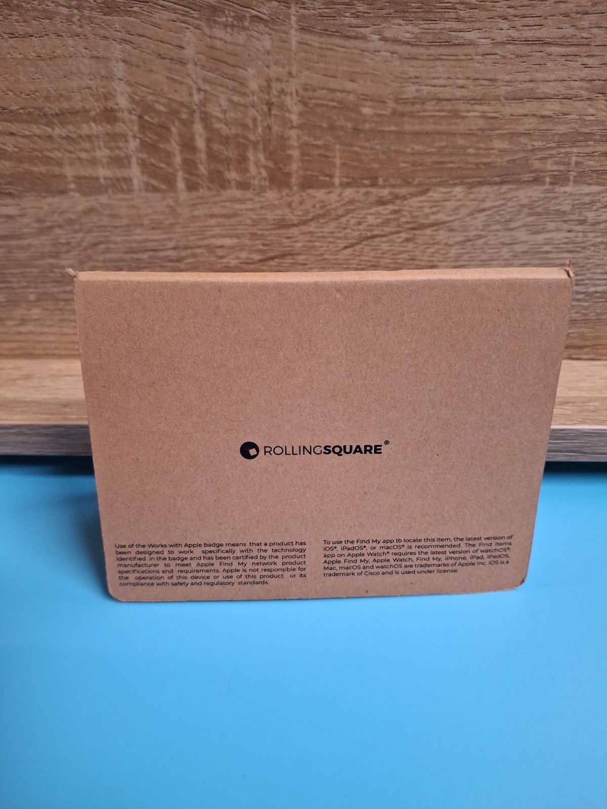 Rolling Square Aircard - Bluetooth Card Sized GPS Tracker with Business Card NFC