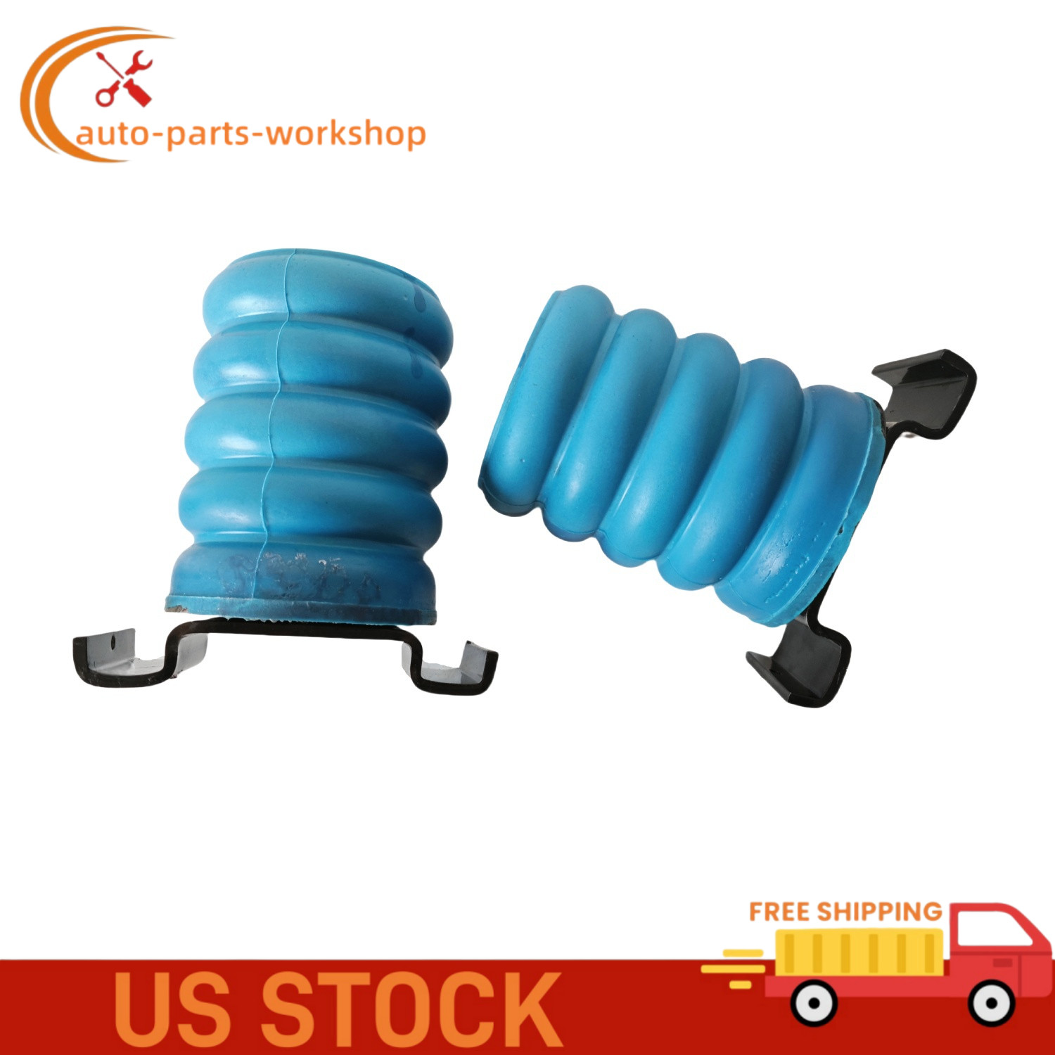 2PCS SSR61040 Suspension Helper Springs For Nissan Frontier Toyota Tundra Tacoma