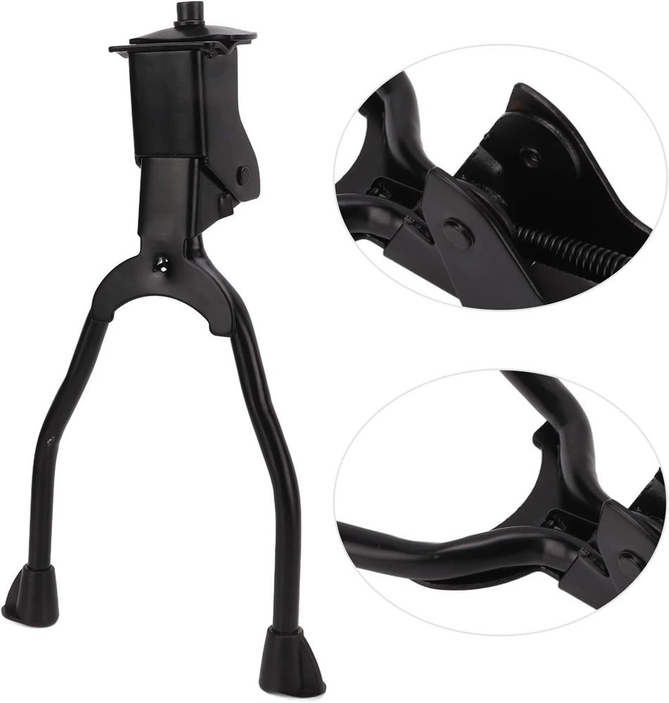 Center Mount Double Leg Bicycle Kickstand Adjustable Fits 26"-28" Mountain Bike