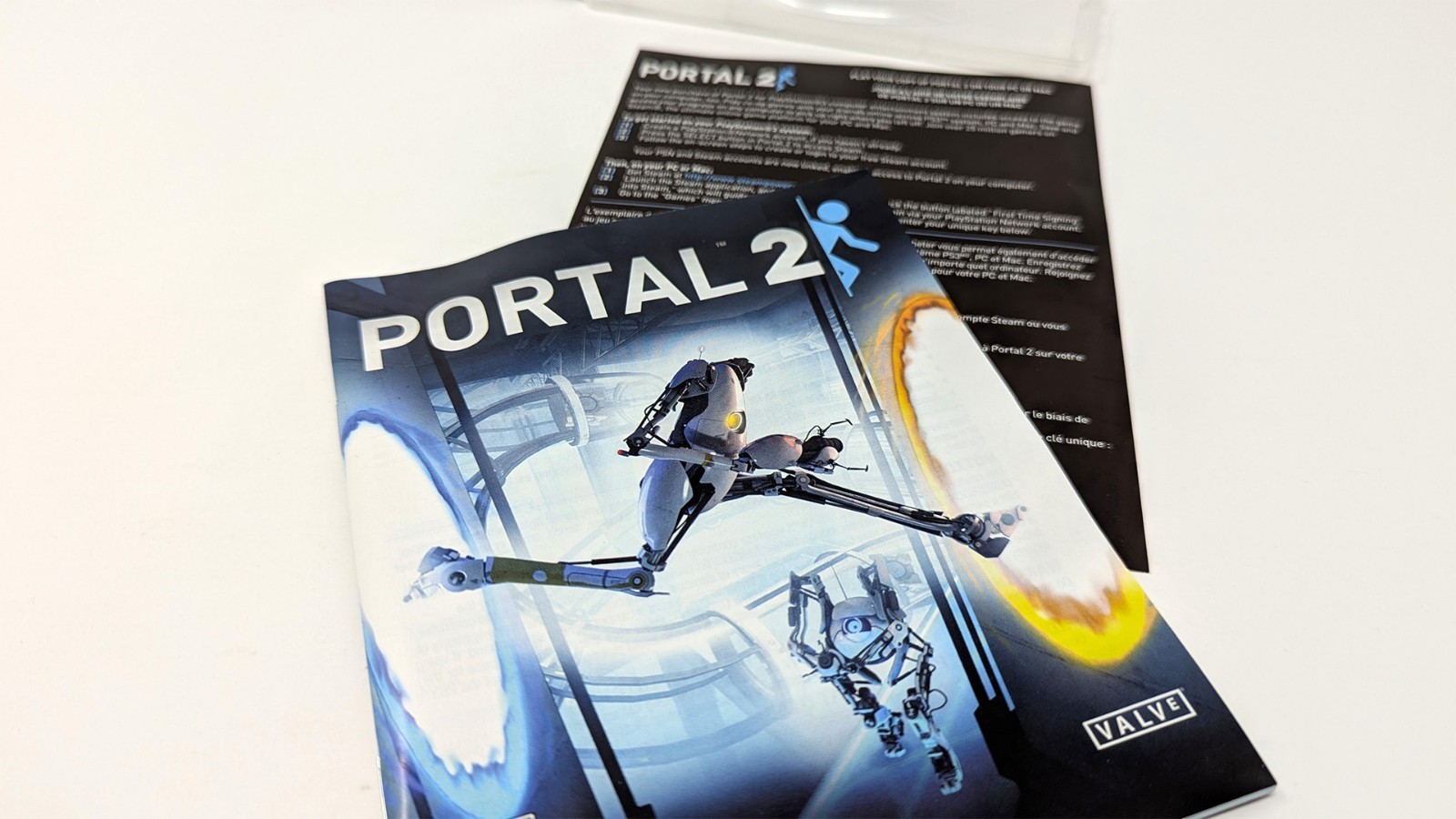 Portal 2 (PS3 PlayStation 3) Case + Manual + Insert (No Game)