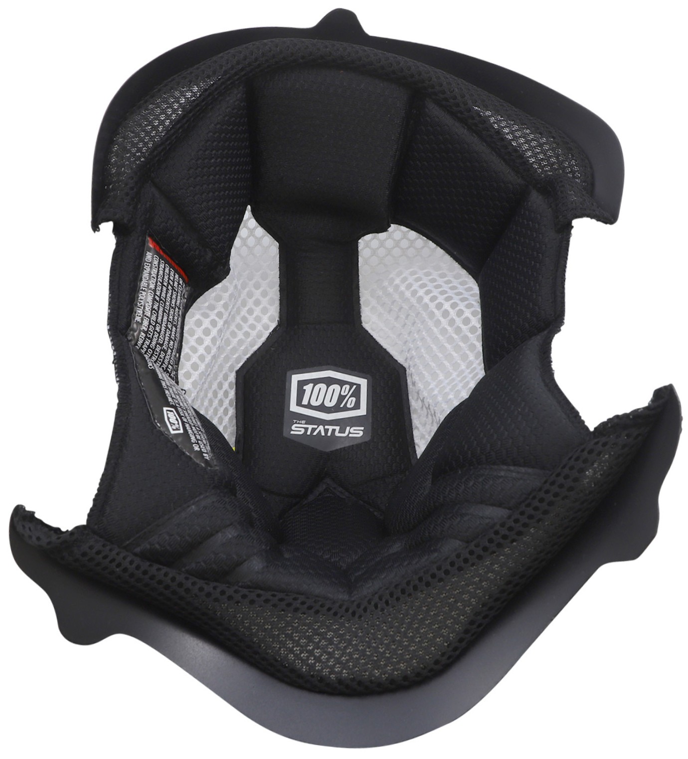 100% Status Youth MTB Helmet Inner Top Liner Pad Black