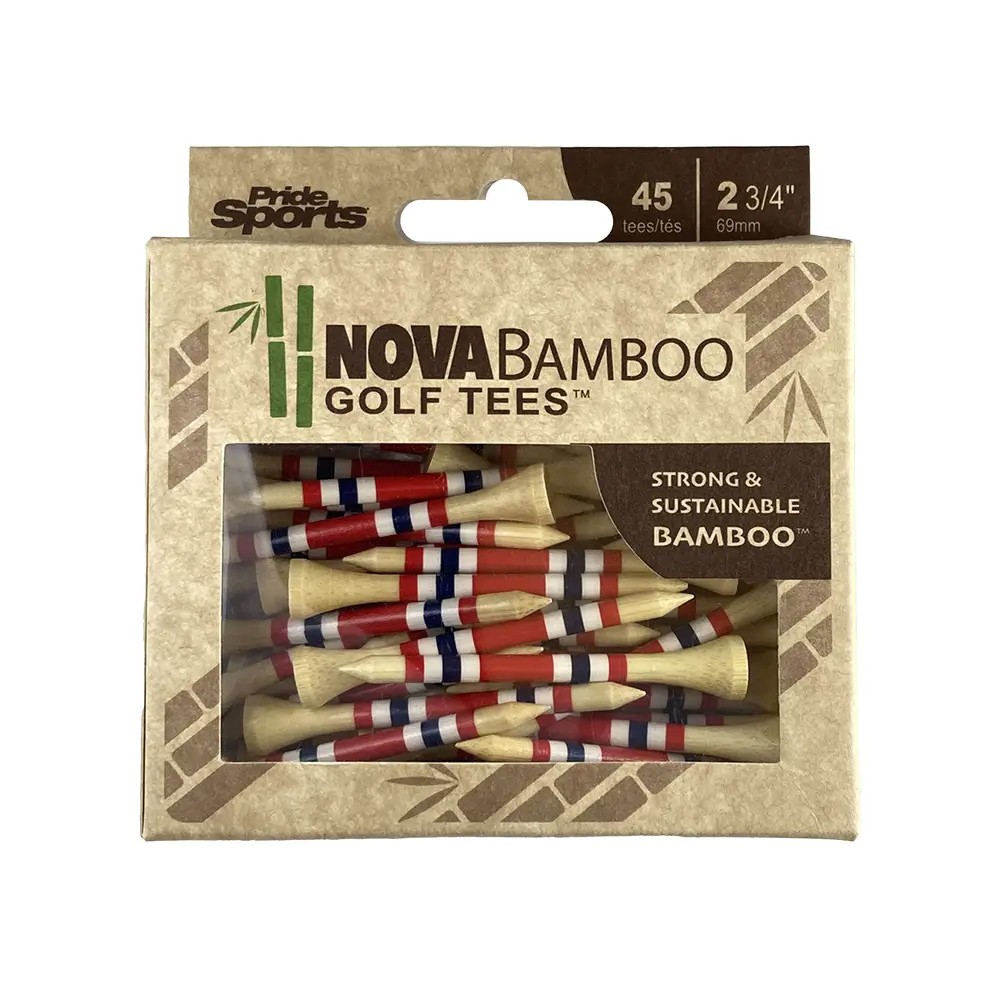 NEW Pride Sports Nova Bamboo Wood Golf Tees 2 3/4" - Choose Quantity!