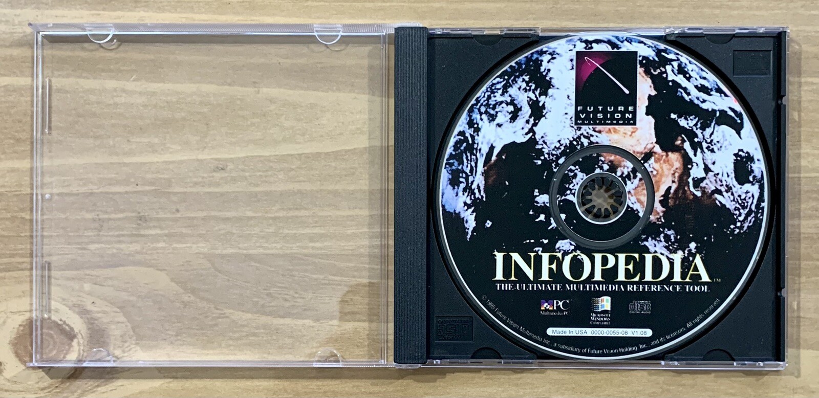 CD-ROM ~ Infopedia ~ E ~ Future Vision ~ 1995 ~ !L🔵🔵K!