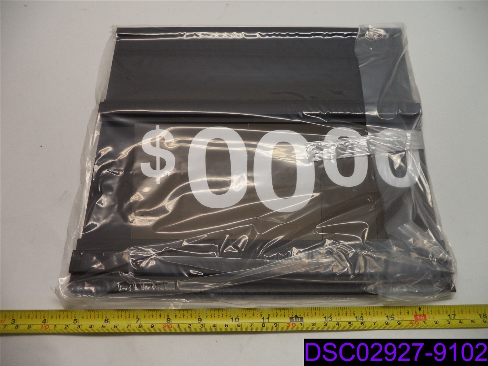 Qty = 40: Black Spiral Sidekick Sign Board P/N 3800007009, 3809257604
