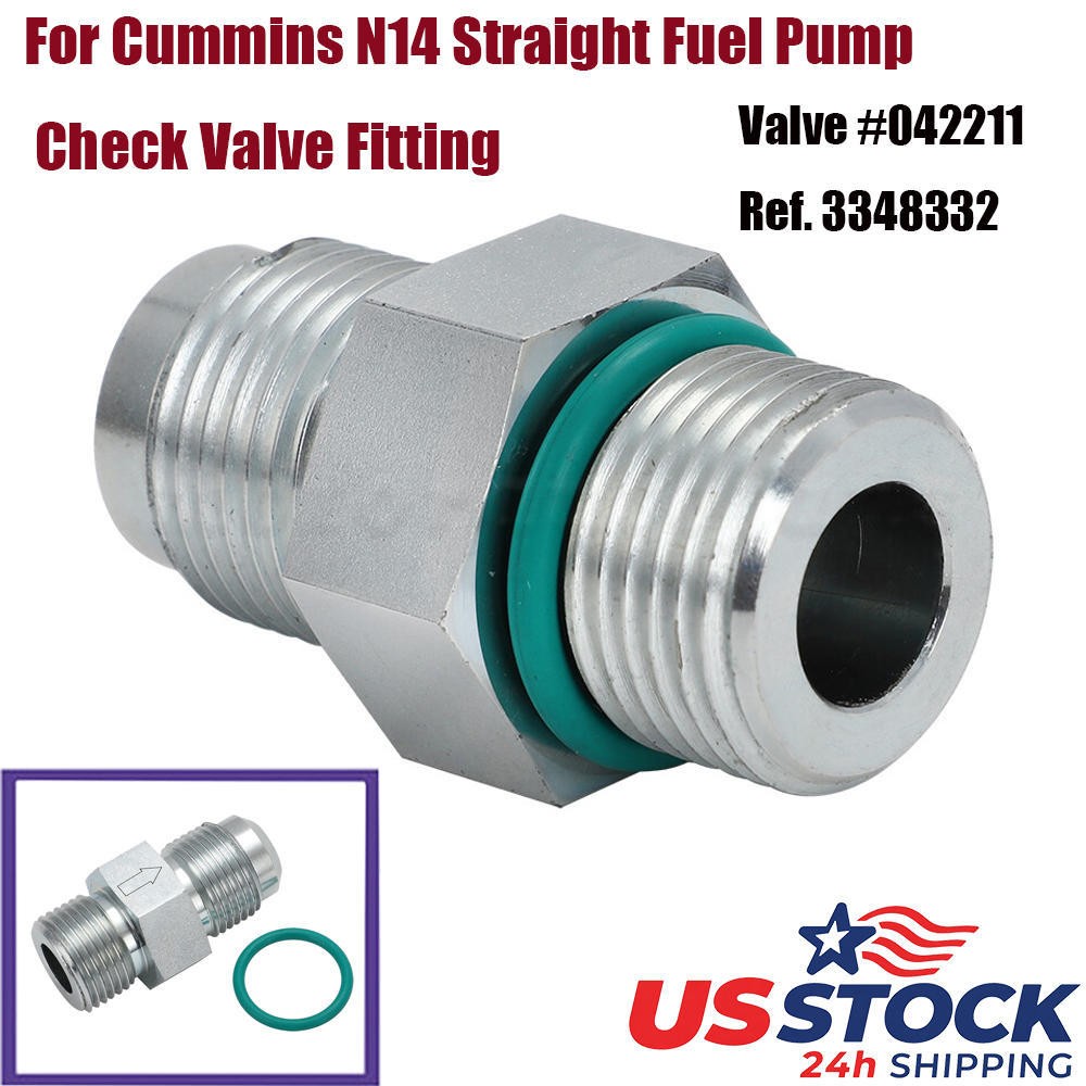 For Cummins N14 Diesel Fuel Check Valve #042211#3348332 Fuel Pressure Heavy Duty