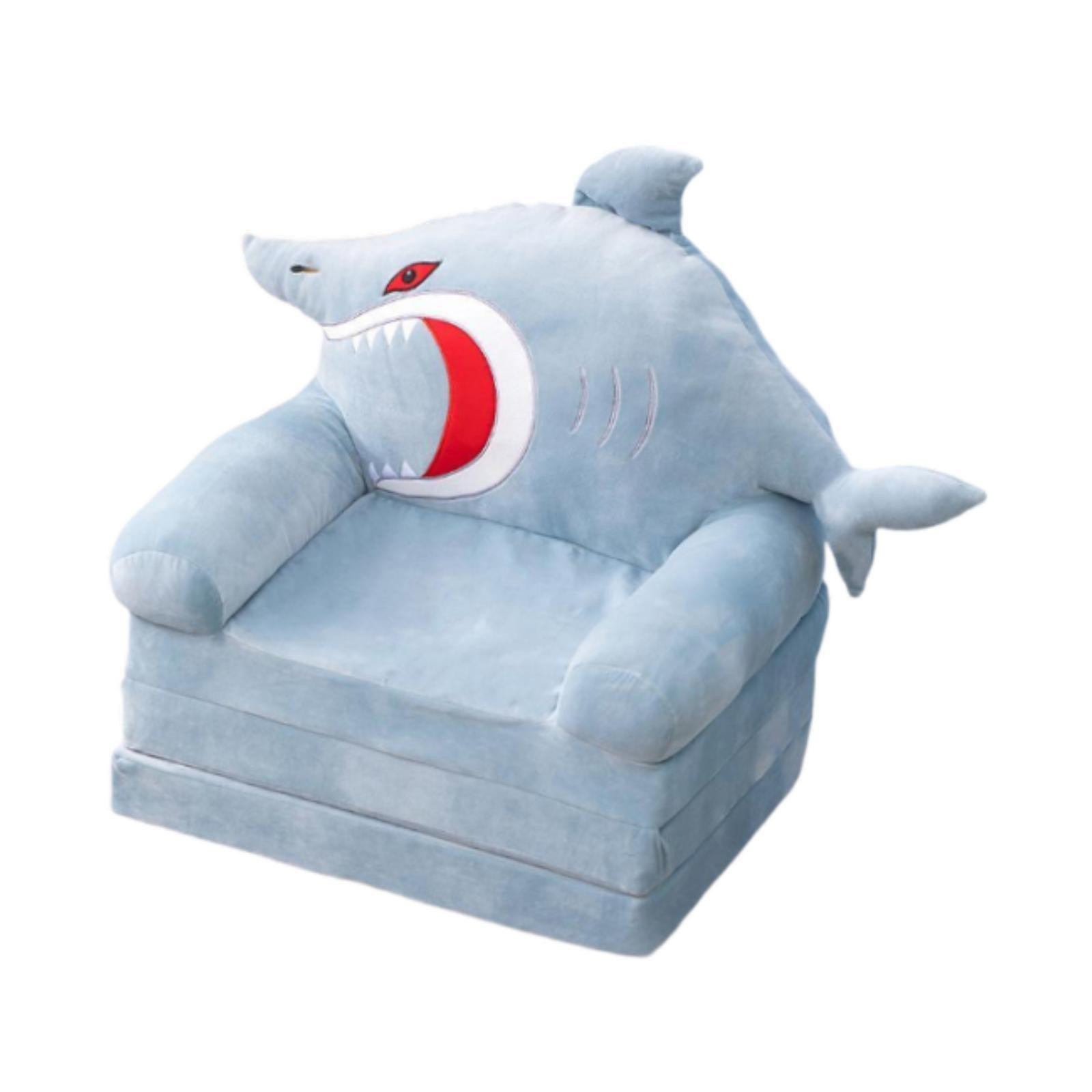 Kids Folding Chair Bed Versatile Decoration Cute Unique Cartoon with Removable