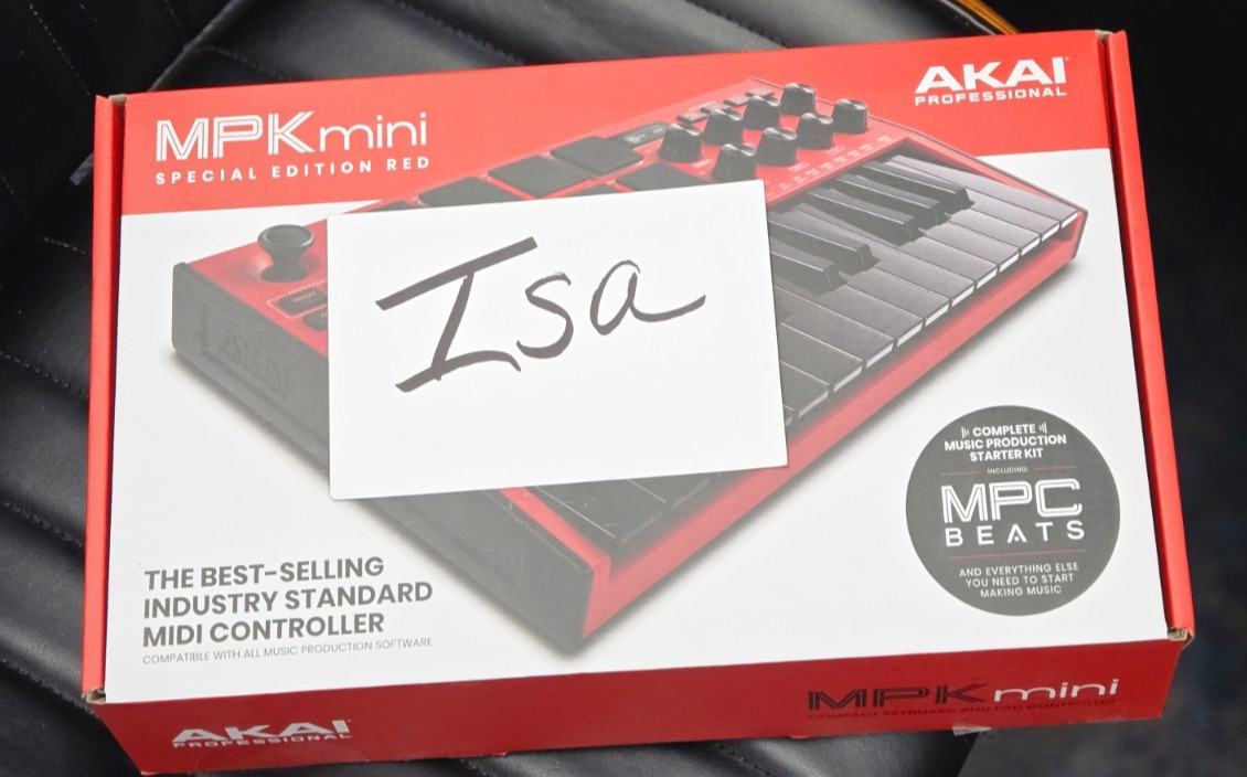 Akai MPK Professional Mini Electronic Keyboard - Red Special Edition