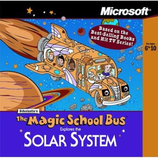 Magic School Bus Explores The Solar System PC CD kids learn planets science game