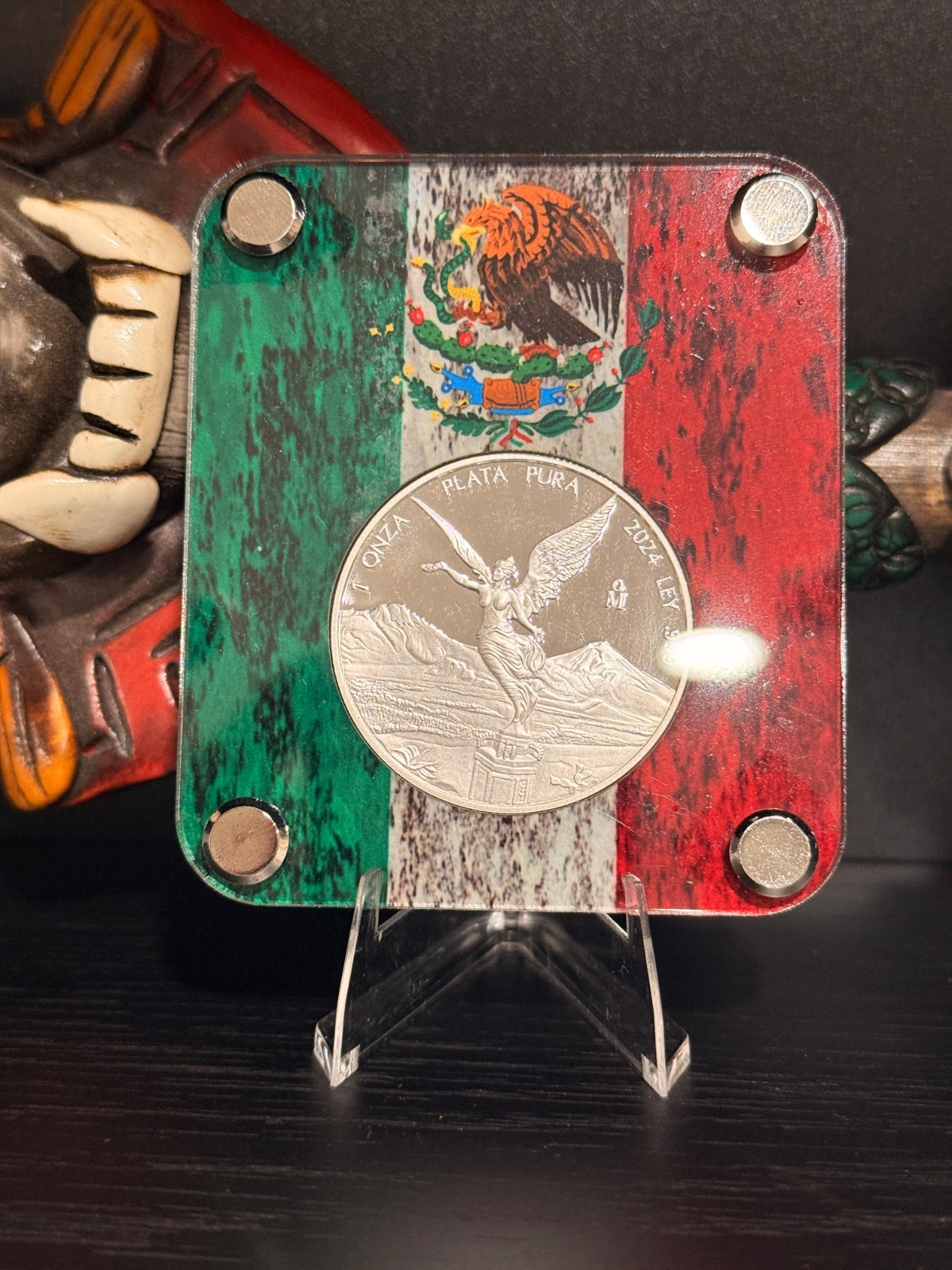 Mexico 🇲🇽 Libertad For 1oz Silver Acrylic!