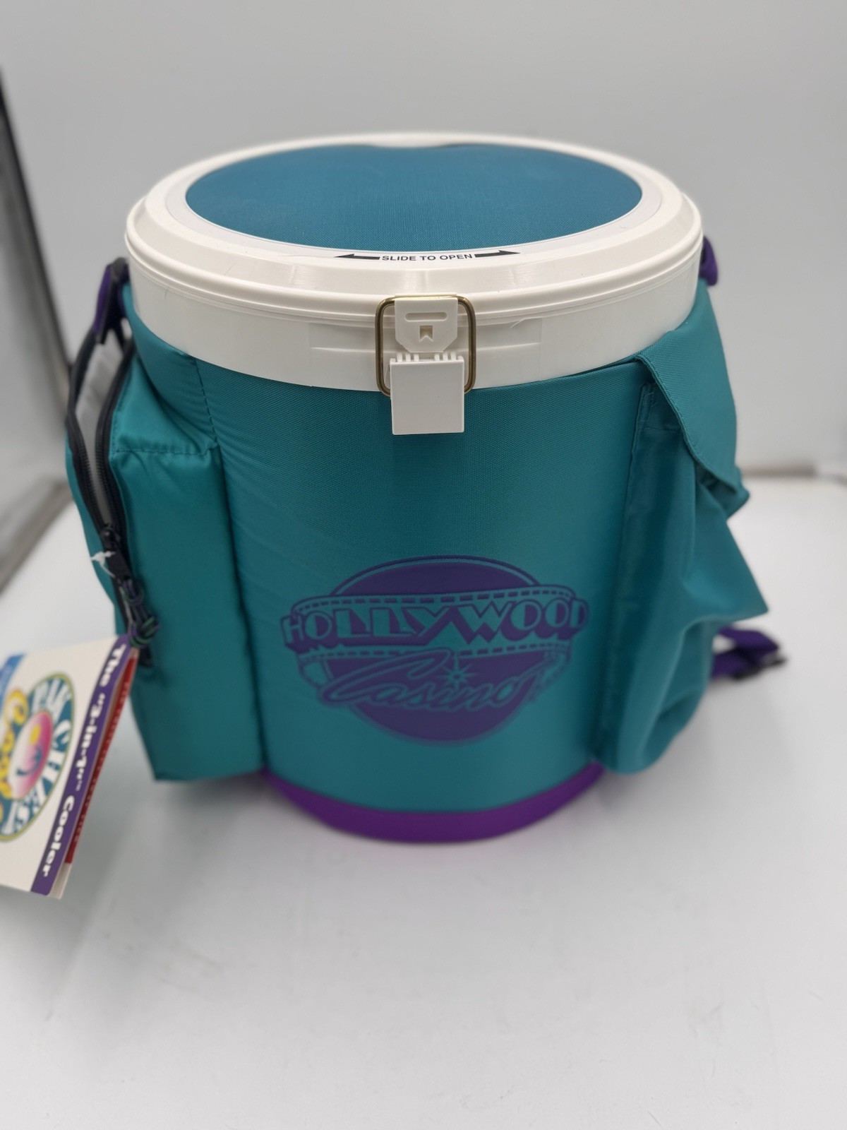 VTG  New Old Stock 94’ Hollywood Casino Pak Chest Cooler Top Slide Open NWT Pick