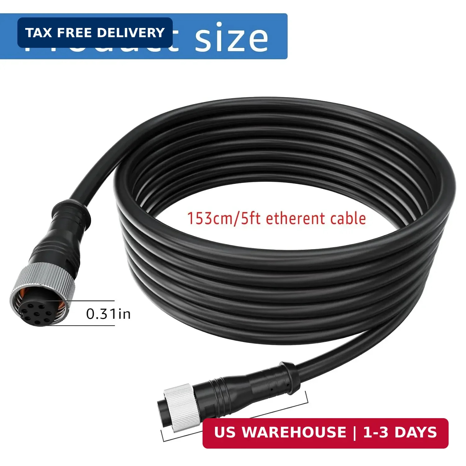 Replacement for 720073-5 AS EC 5E Ethernet Cable Extension. Compatible with Humm