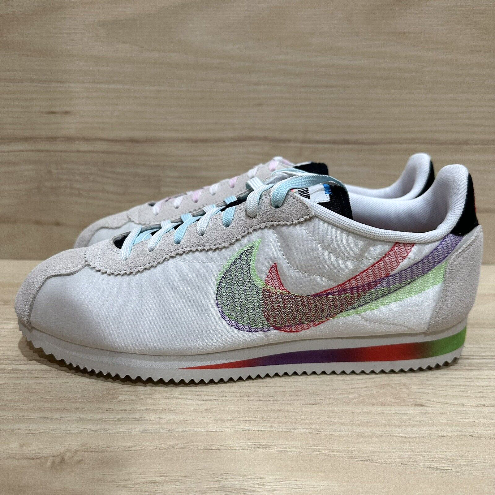Nike Cortez BeTrue White Multicolor DR5491-100 Men's Shoes Size 10.5 11 11.5 13