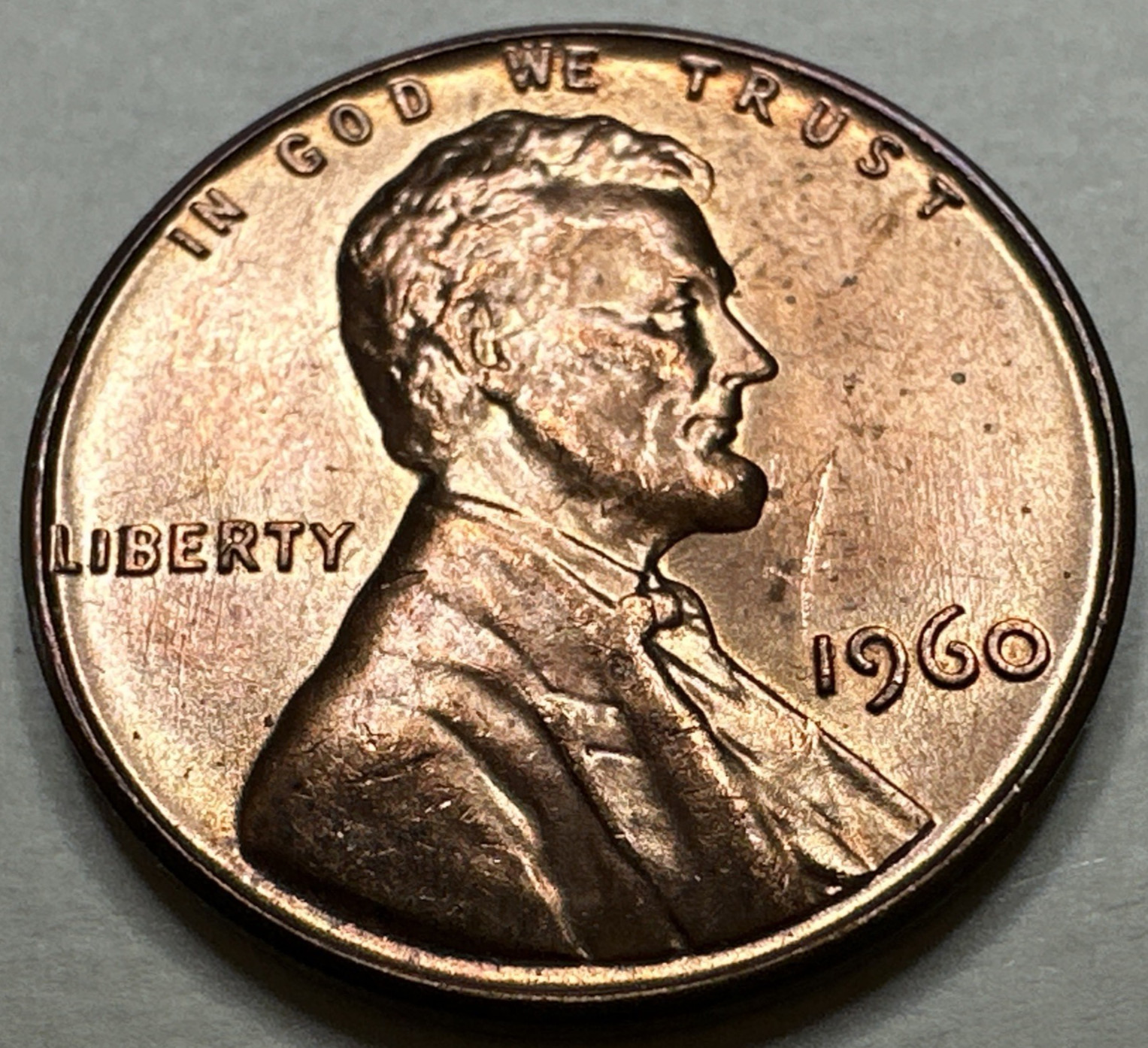 1960 P Lincoln Memorial Cent PENNY 2372X