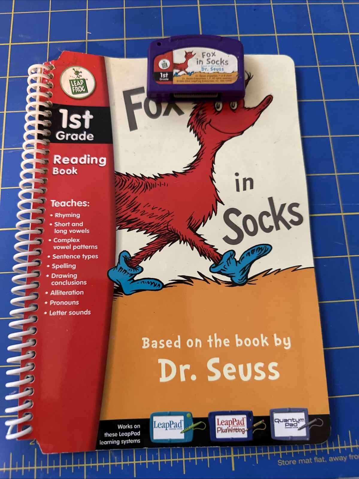 LeapFrog Fox In Socks Book And Cartridge By Dr.Seuss