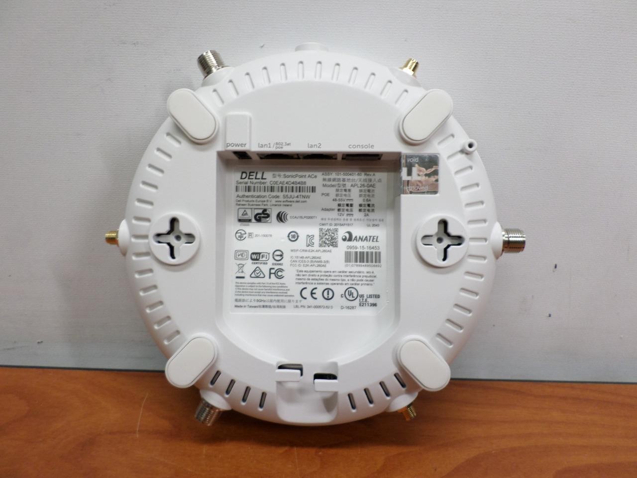 Dell SonicPoint ACe APL26-0AE Dual Band 802.11ac Wireless Access Point (Only)