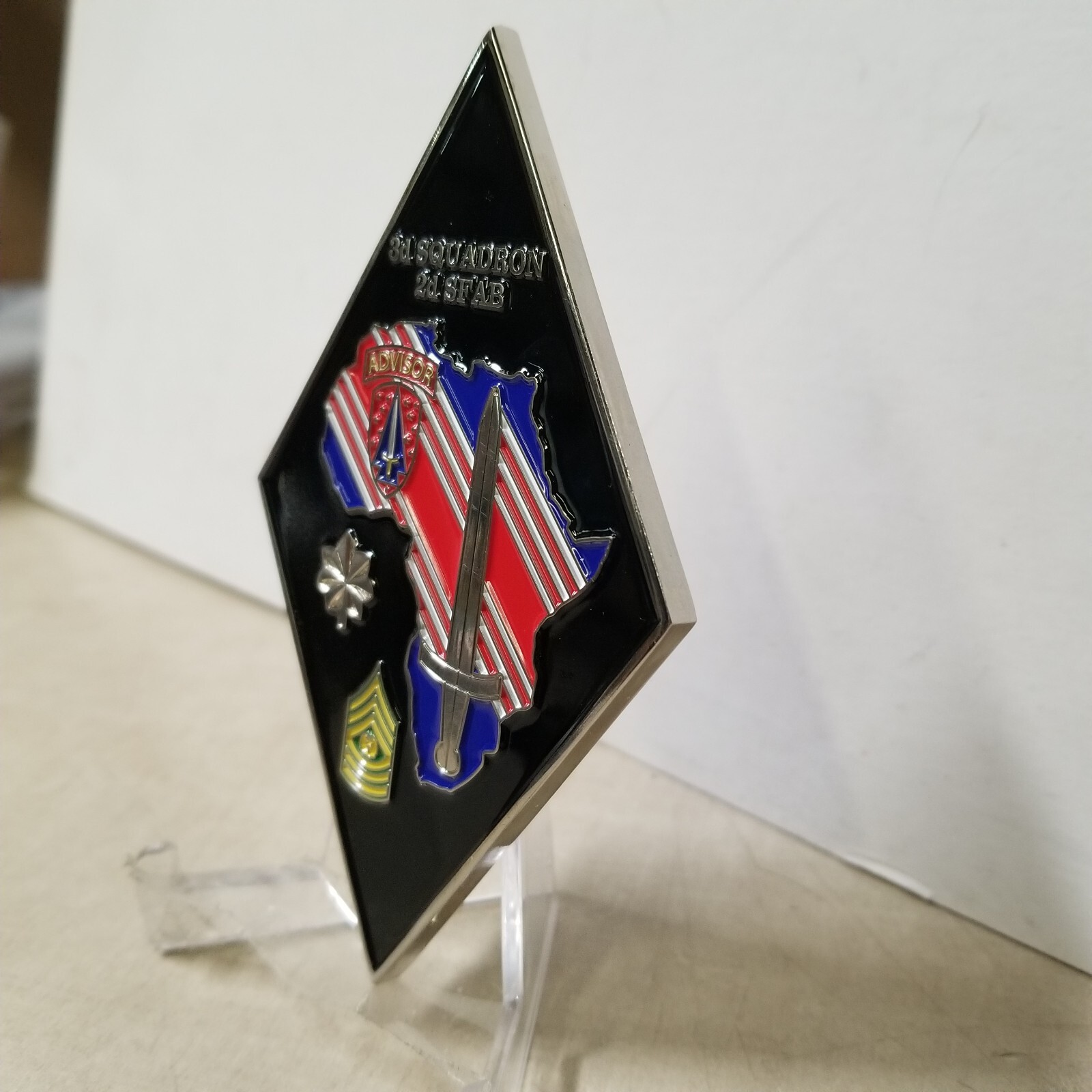 3d Squadron 2D SFAB Advisor "Stand Together Never Yield" Challenge Coin