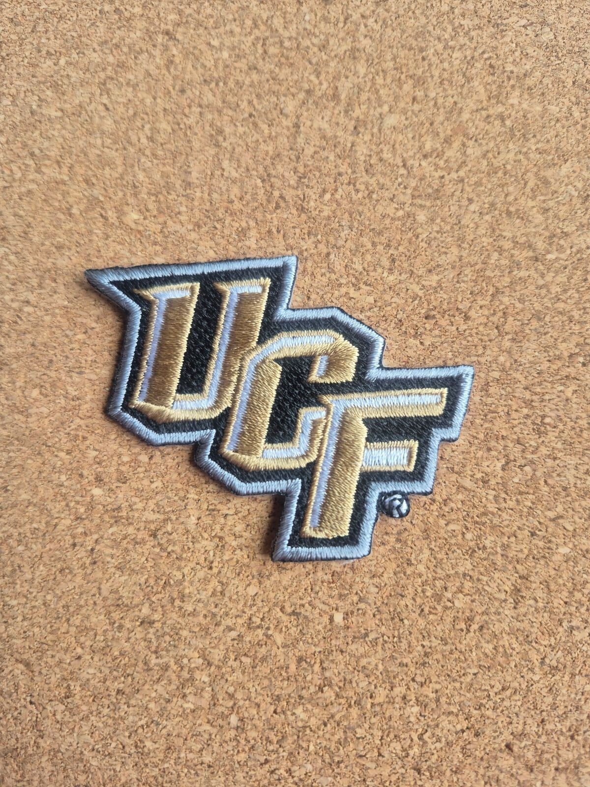 UCF Knights 2-1/2" x 2" Embroidered Iron/Sew On.