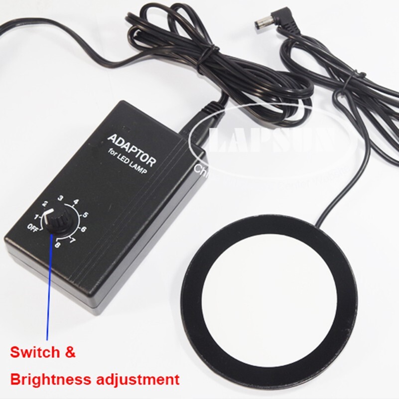 95mm Round Bottom Base Supplementary Stereo Microscope LED Light Lamp Source