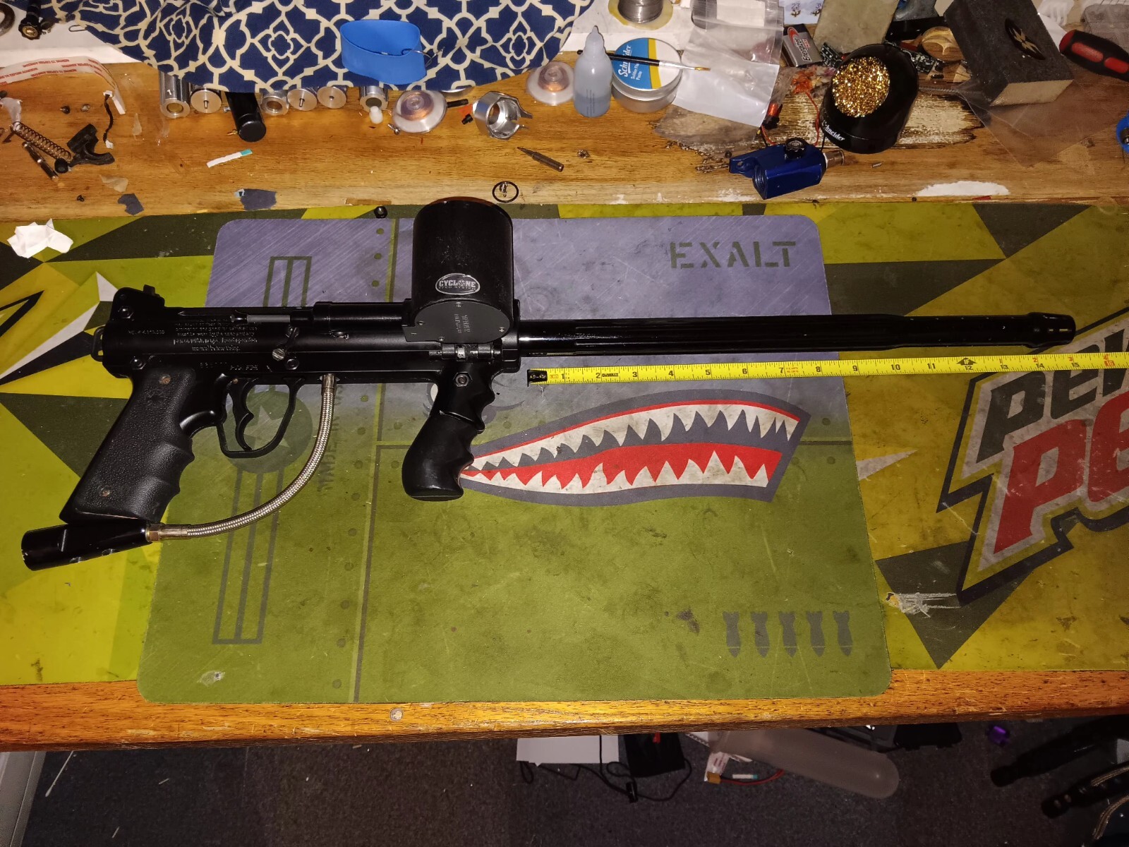 Tippmann 98 Custom, Cyclone Feed, Double Trigger 15" Barrel