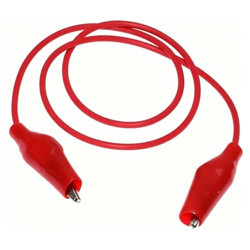 10PCS Alligator Clip Test Leads Double Ended Crocodile Jumper Wires 46cm