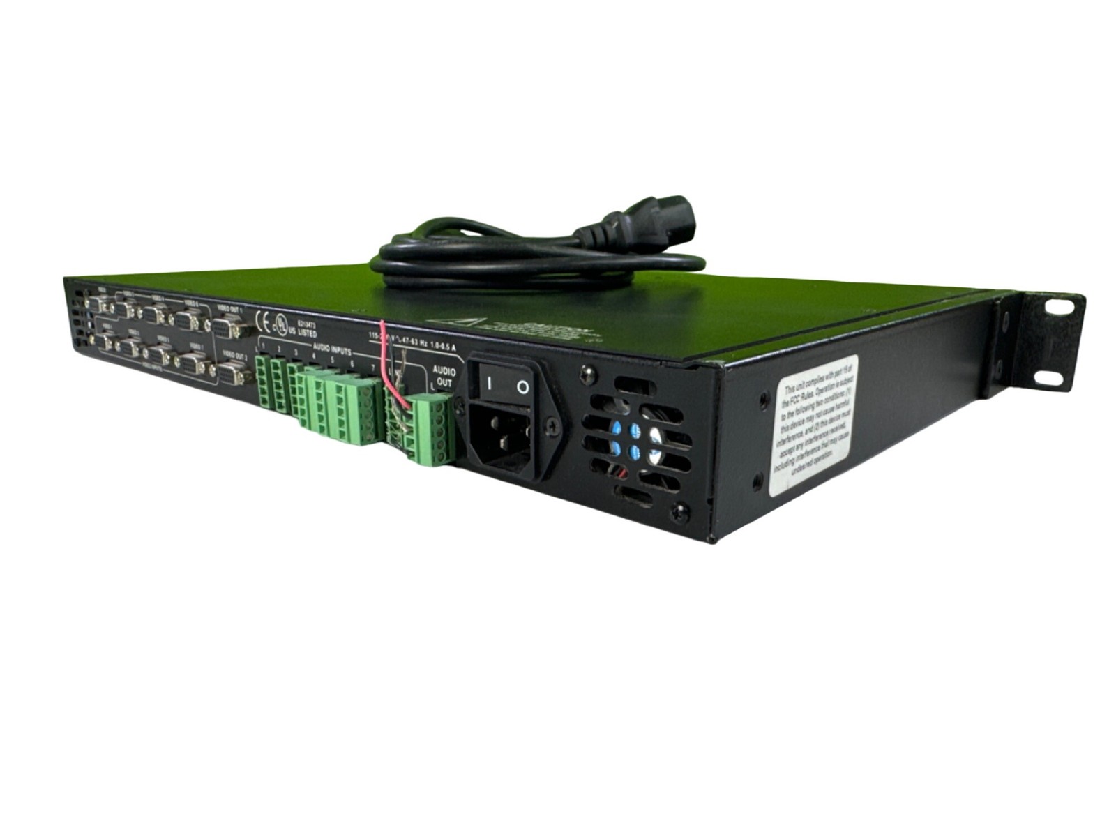 FSR CO-2001 Compass 7x1 Video Presentation Switcher with Audio
