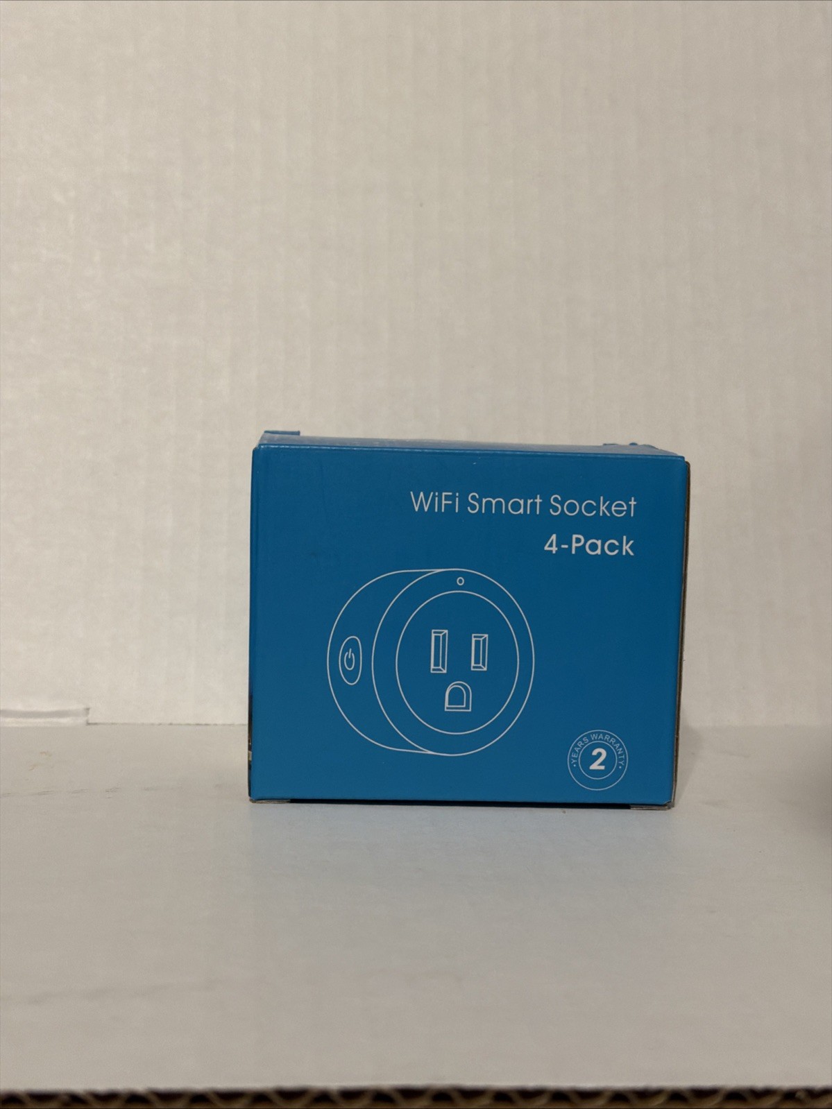 Wi-Fi Smart Socket 4-Pack White, Compatible with Alexa, Google