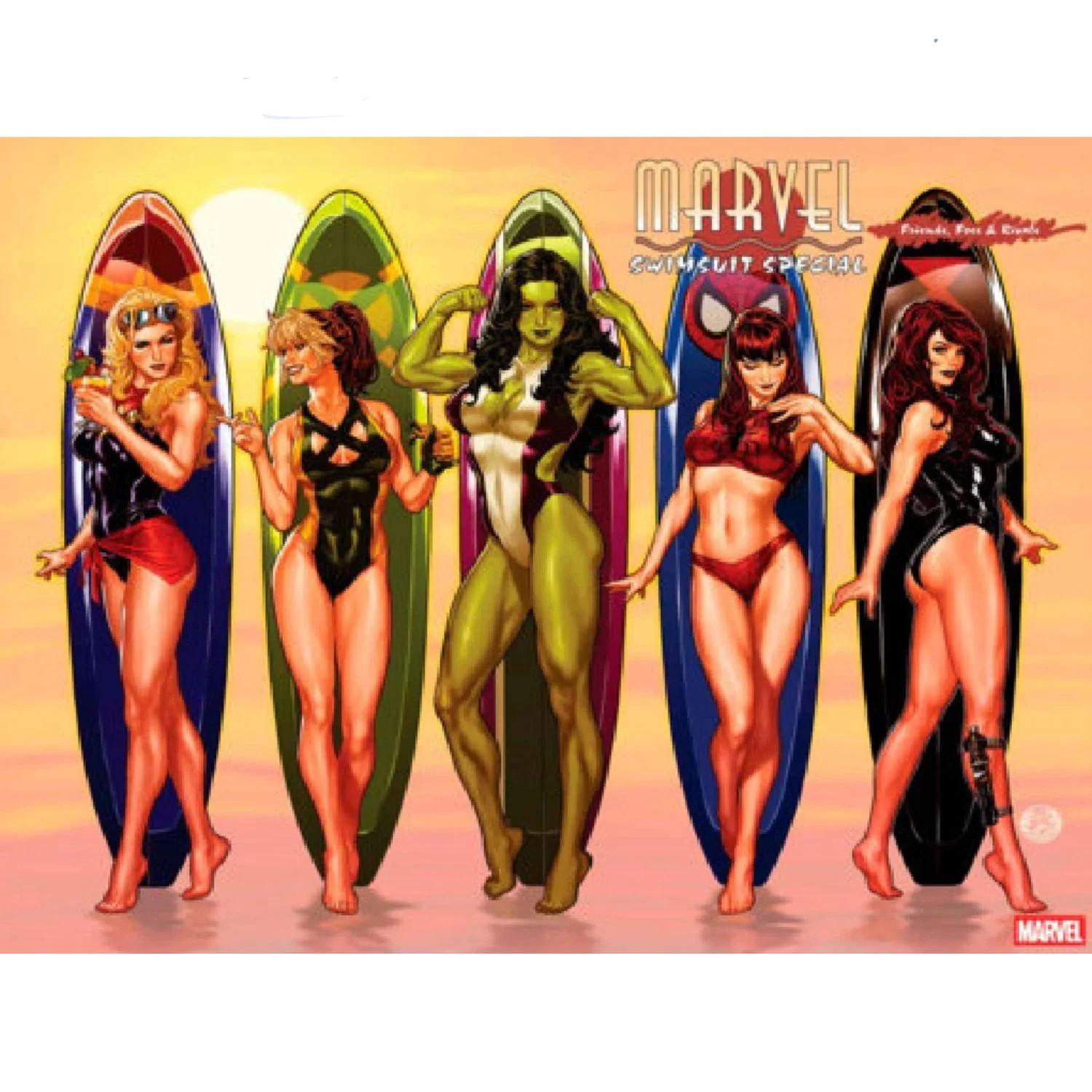 Marvel Swimsuit Special Friends Foes And Rivals: #1 [Mark Brooks CVR G] 2025