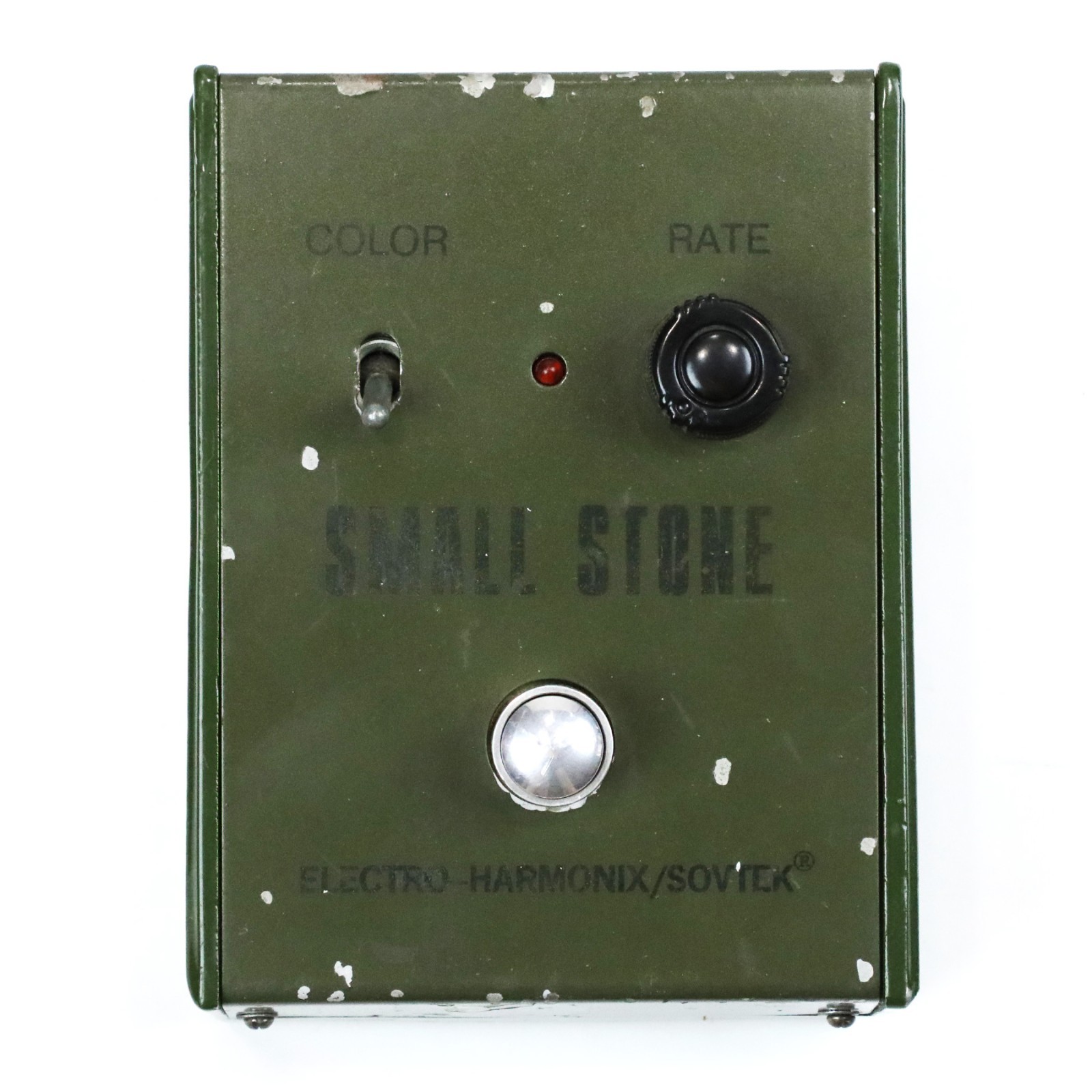 1995 Electro-Harmonix Small Stone Phase Shifter Sovtek V1 Tall Font Phaser Pedal