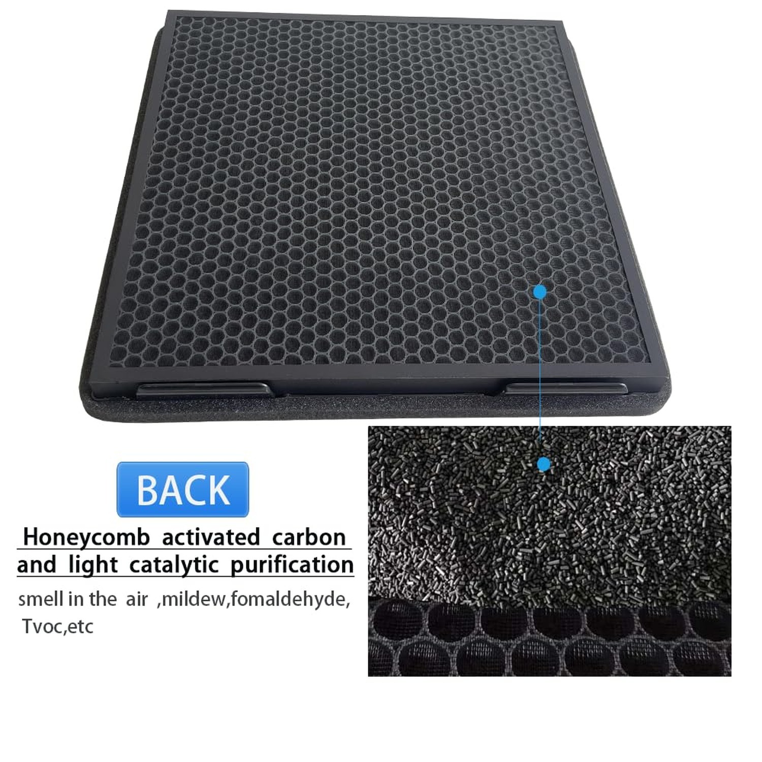 HEPA for,2021-2025 Tesla MODEL S MODEL X External Biofilter Air Filter with A...