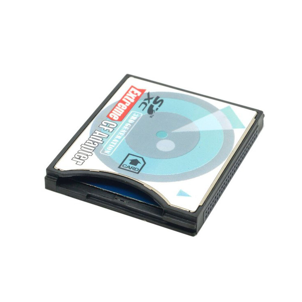 SD/SDHC/SDXC/MMC to Compact Flash CF Type II Card Reader Adapter For Canon Nikon