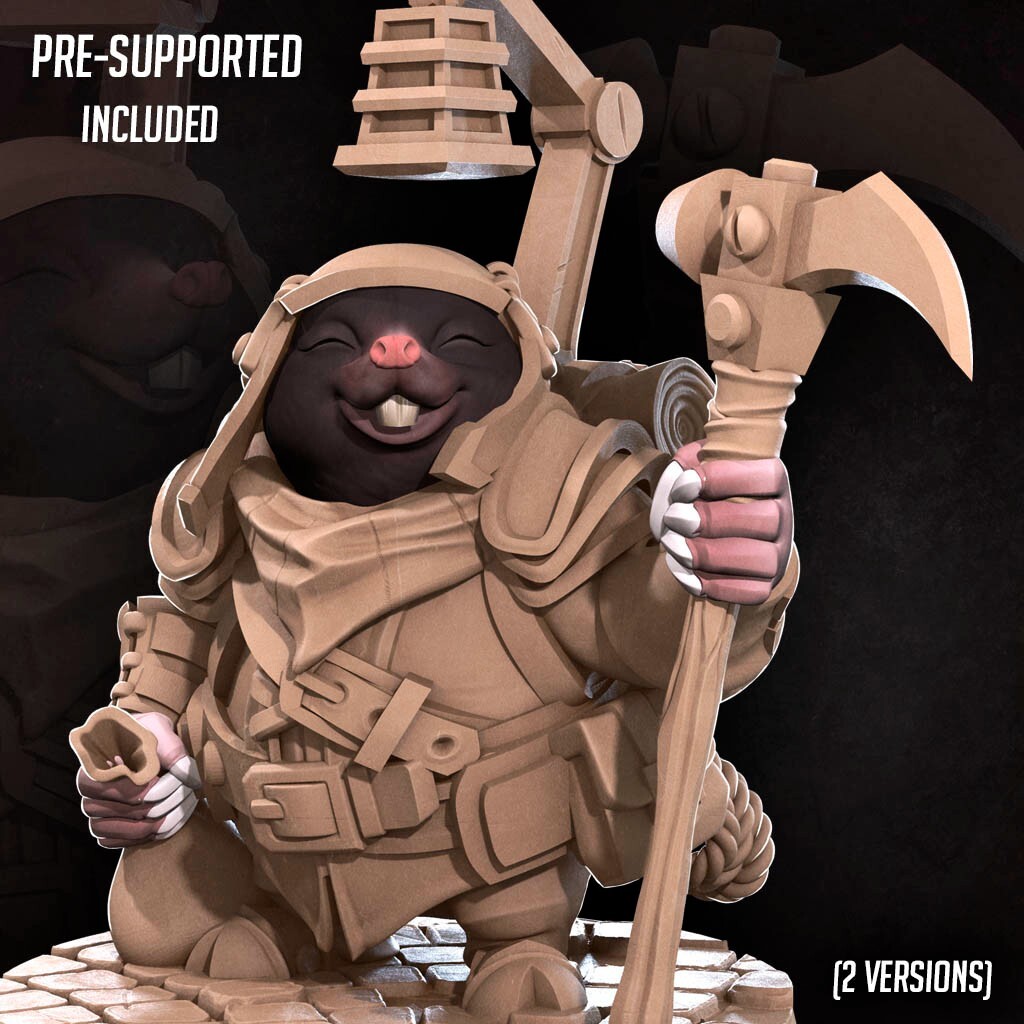Molefolk Artificer Engineer Explorer - Bite the Bullet - Dungeons and Dragons