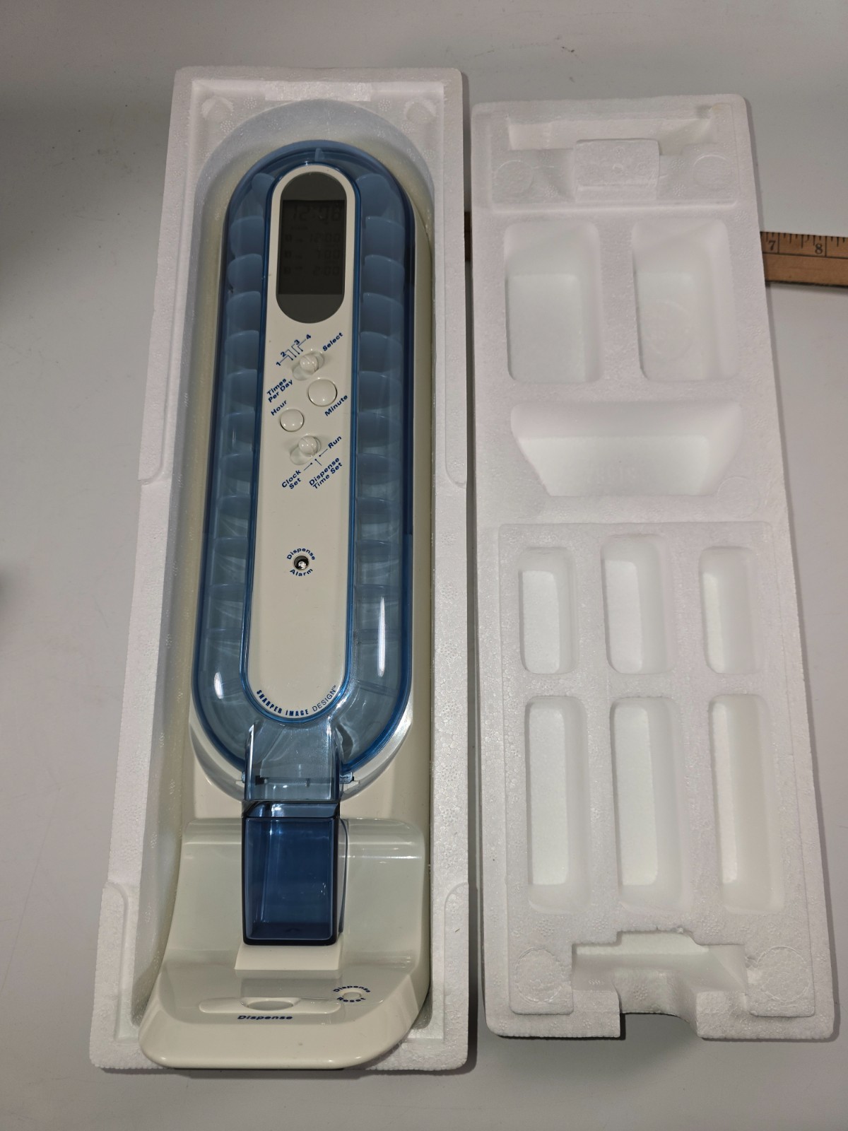 Sharper Image Automatic Vitamin & Pill Organizer In Box Tested Works - See Video