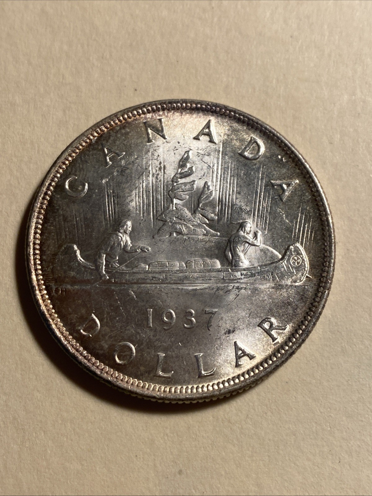 1937 Canada $1 BU