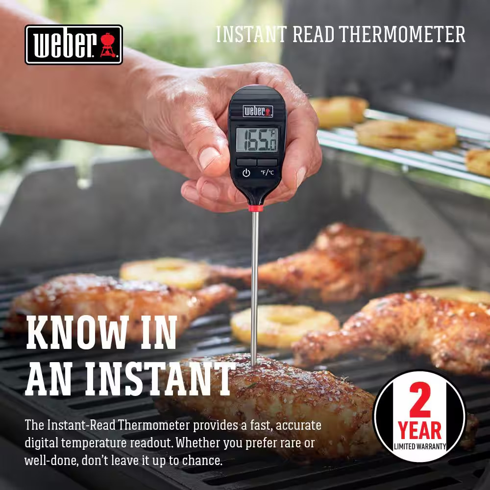 Weber Instant-Read Grill Thermometer Free Ship NEW