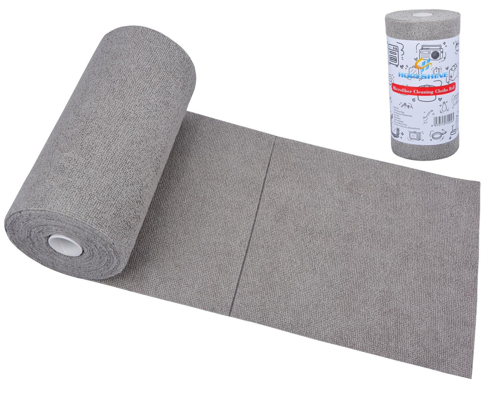 Microfiber Cleaning Cloth Roll 50-Pack Reusable Towels Washable for Cars Care...