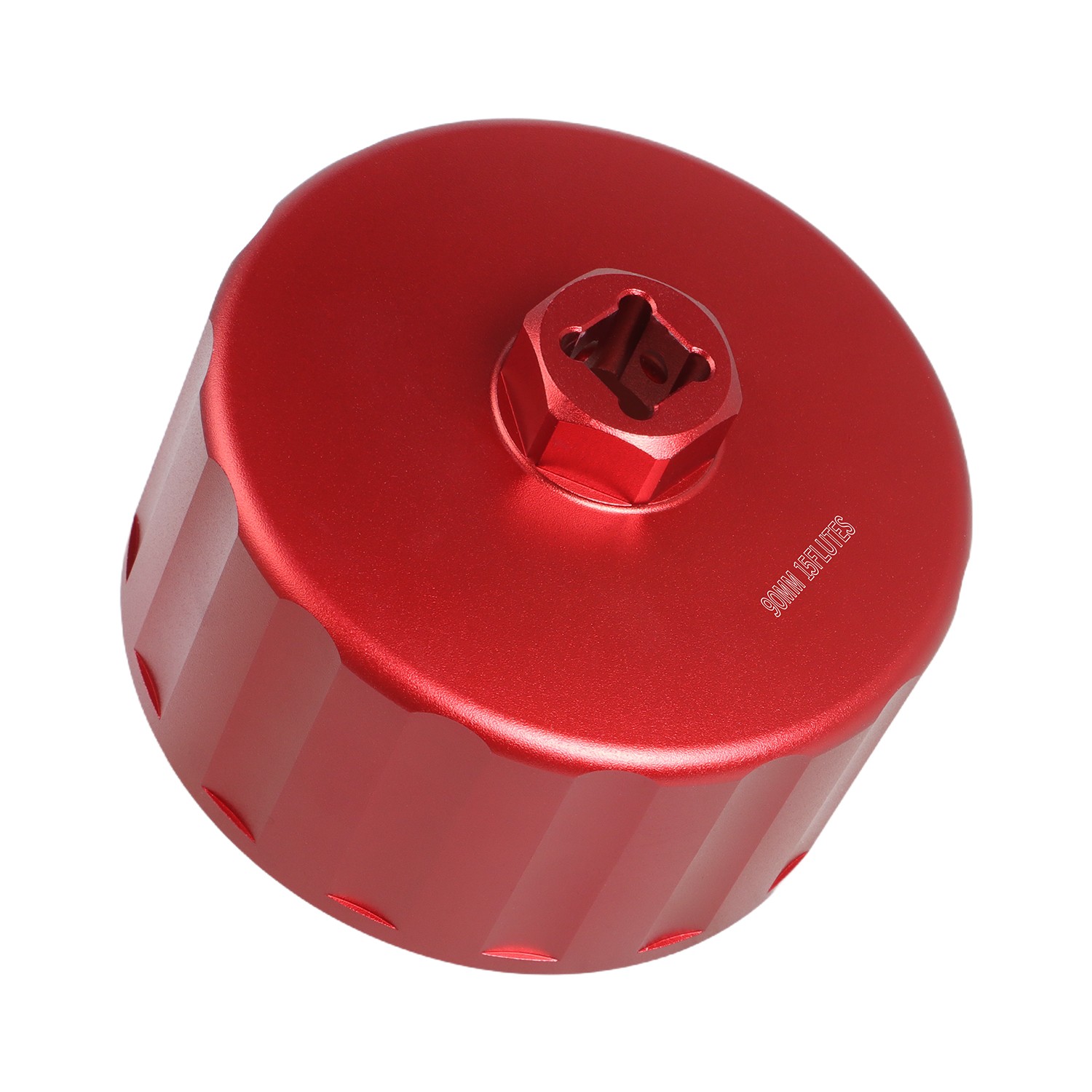 90mm 15Flutes Oil Filter Wrench Removal Tool for Jaguar Land 3.0L 5.0L