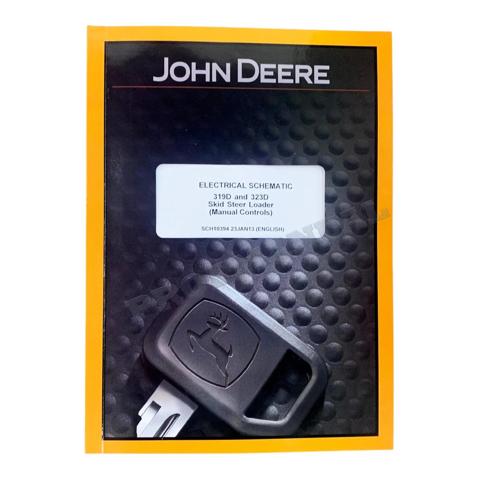 John Deere 319D Skid Steer Loader Electr Schematic Service Manual *Send SN