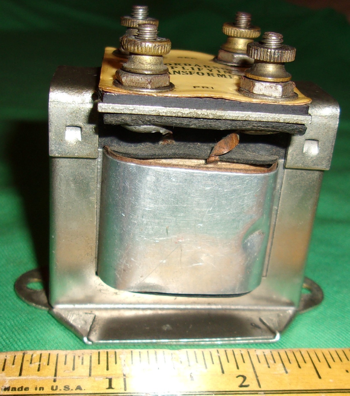 (2) Thordarson Amplifying Transformers Open Winding Radio/Audio (1920's)