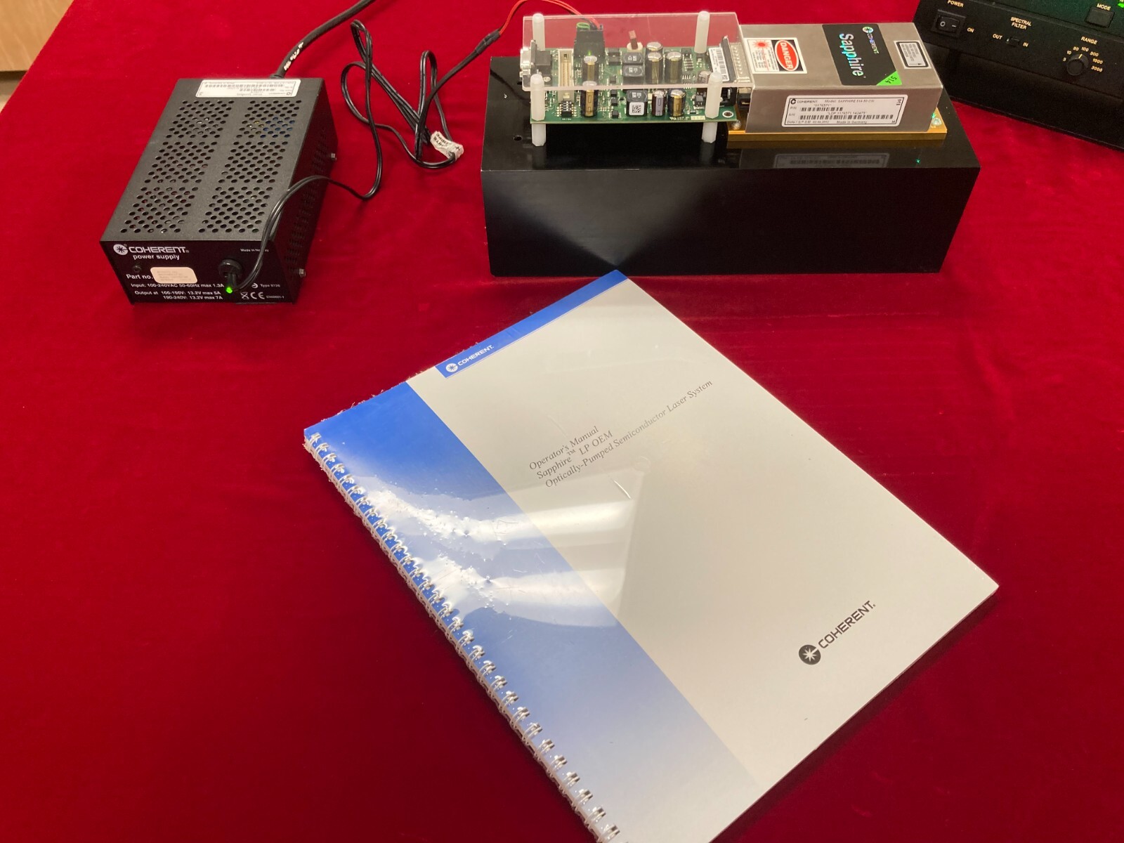 Coherent Sapphire 514-50 custom Laser Platform NEW! Classic Argon Ion Wavelength