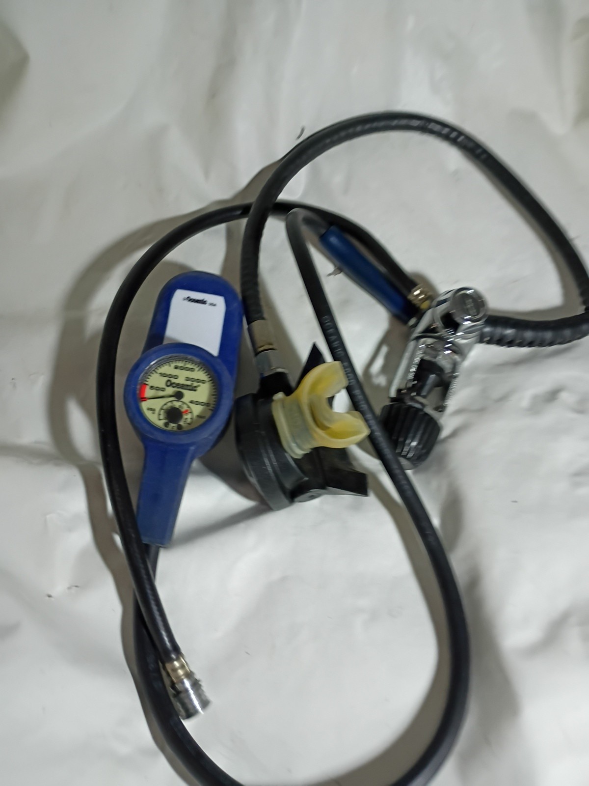 Oceanic Scuba Regulator Assembly w/ SPG Power Inflator Second Stage Untested