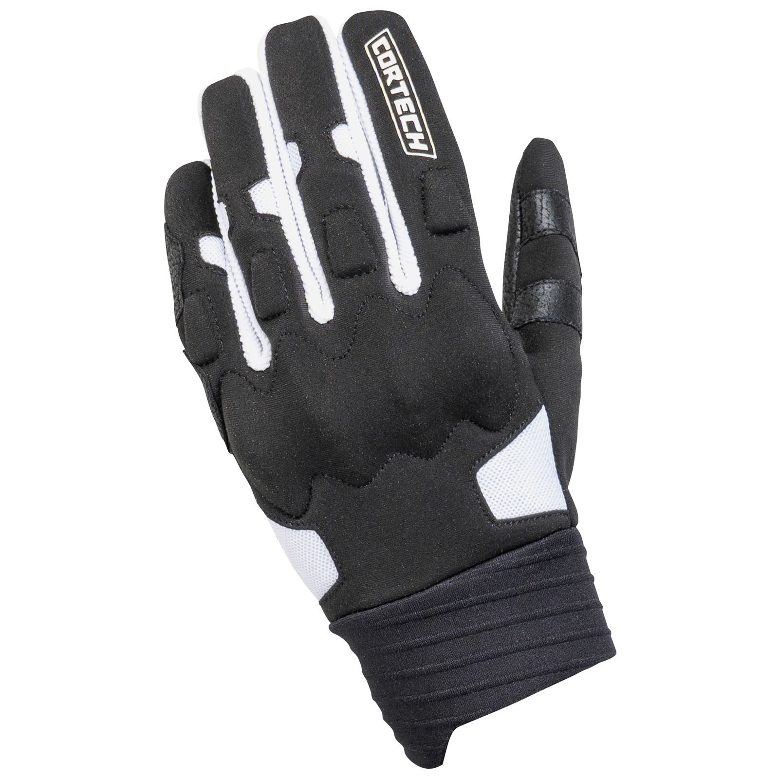 Cortech Lite Windstop Gloves - Black/White - Medium 8396-0109-05