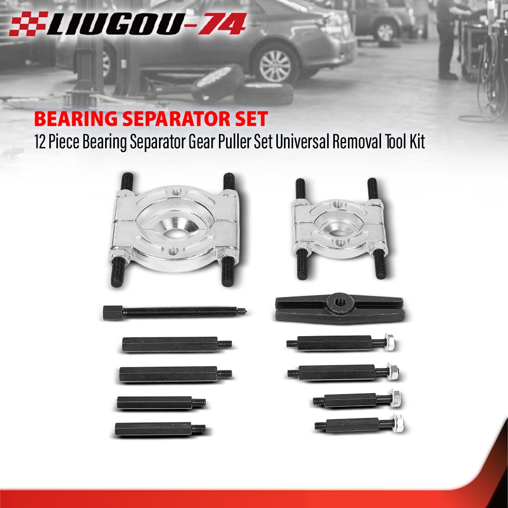 Bearing Separator Set 5-Ton Fly Wheel Separator With Gear Hub Puller Tool 12PCS