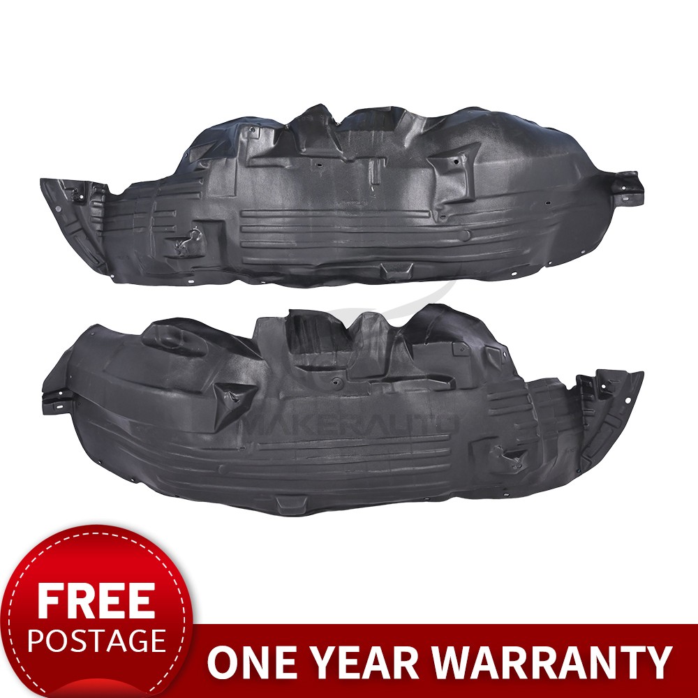 Front Inner Fender Liner Left Right Set For Nissan Titan 2004-2015